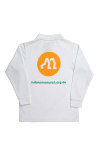 Melanoma March Sun Safe Long Sleeved Polo - Child (unisex)